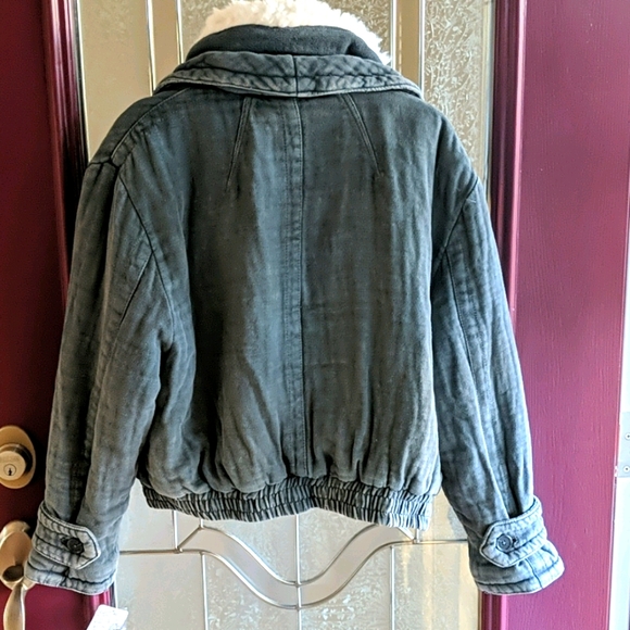 NWT!! Free People Georgia Teddy collar Jacket - Picture 10 of 17